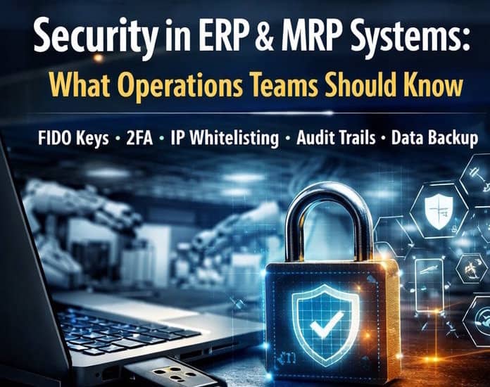 Security in ERP & MRP Systems: What Operations Teams Should Know