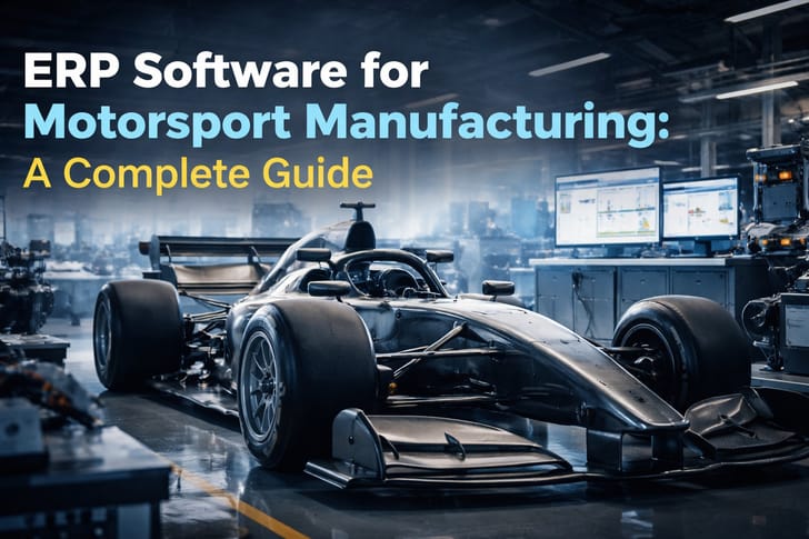 ERP Software for Motorsport Manufacturing: A Complete Guide