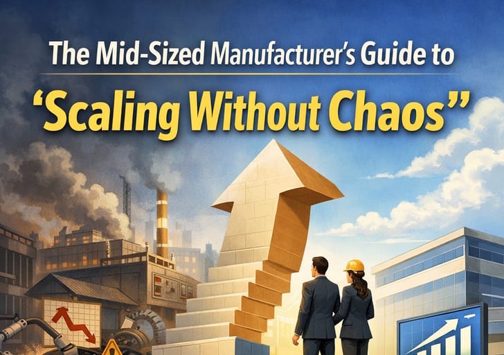 The Mid-Sized Manufacturer’s Guide to Scaling Without Chaos