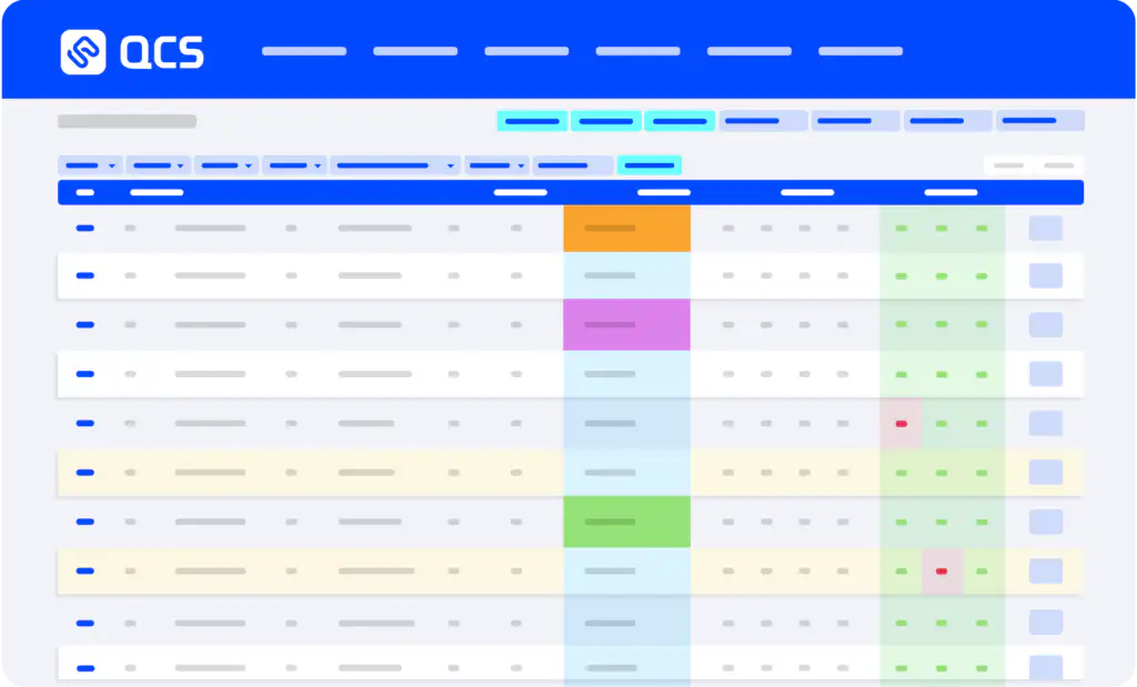 Production planning screen