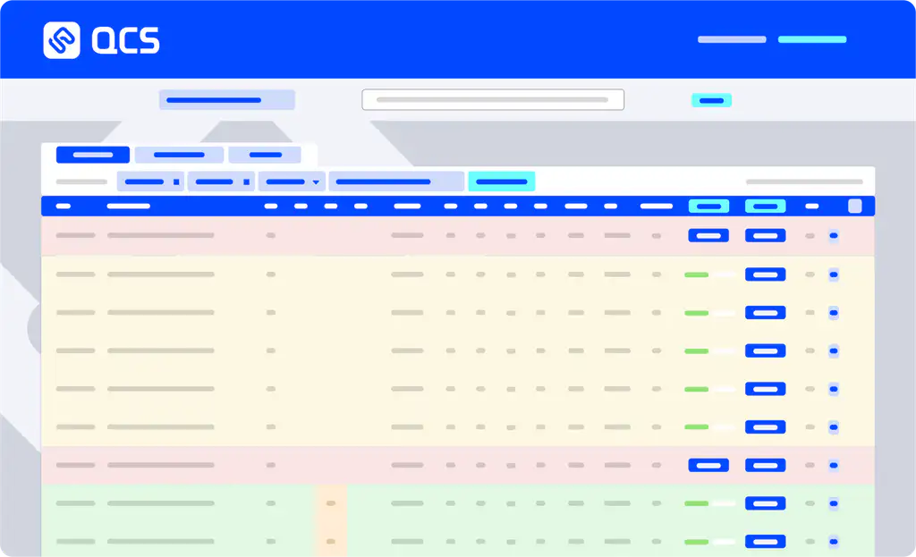 Production planning screen